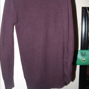 Plum Abercrombie Turtle Neck Sweater